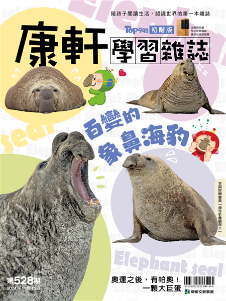 Top945康軒學習雜誌 [初階版] [第528期]:百變的象鼻海豹書籍封面圖片