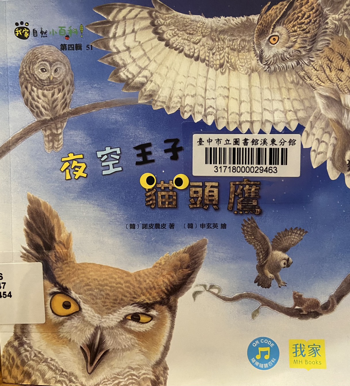夜空王子貓頭鷹書籍封面圖片
